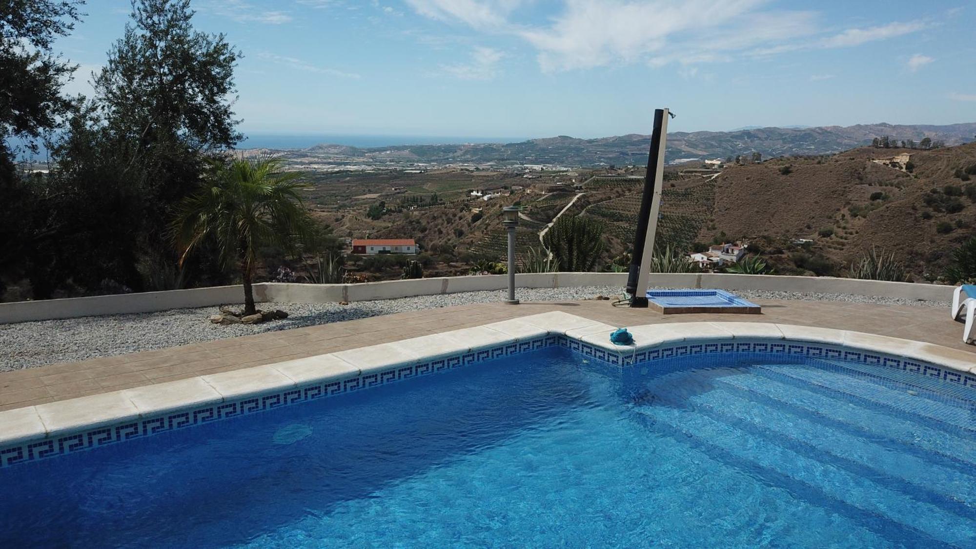 Villa Camakini With Heated Pool And Sea View 阿里纳斯 外观 照片