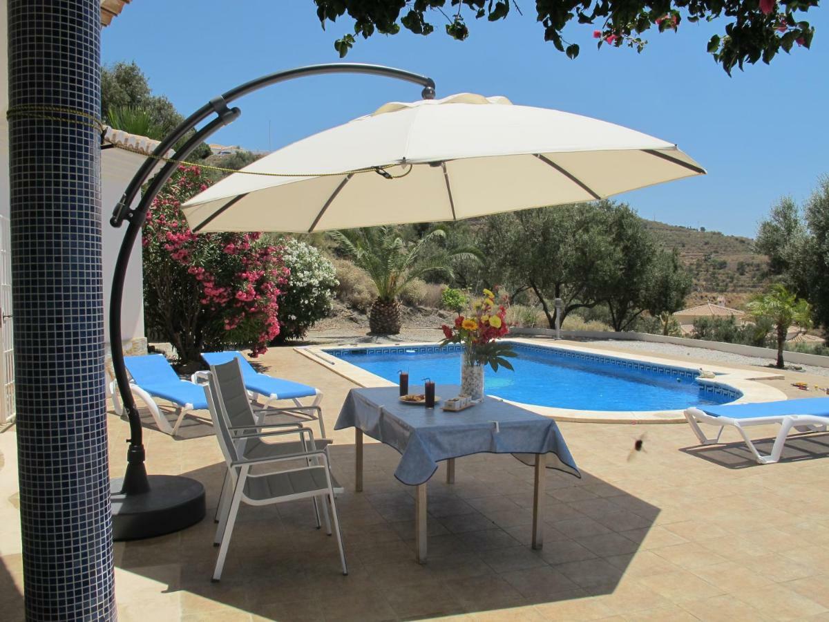 Villa Camakini With Heated Pool And Sea View 阿里纳斯 外观 照片